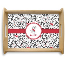 Dalmation Natural Wooden Tray - Large (Personalized)