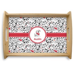 Dalmation Natural Wooden Tray - Small (Personalized)