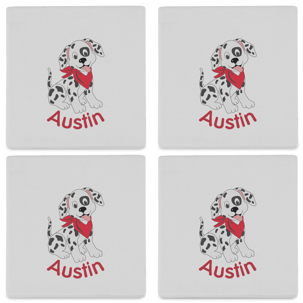 Dalmation Set of 4 Sandstone Coasters - See All 4 View