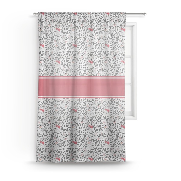 Custom Dalmation Sheer Curtain - 50"x84"