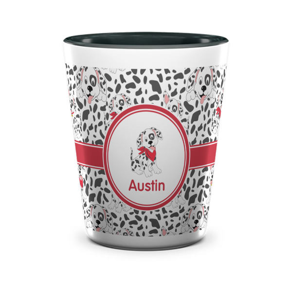 Dalmation Shot Glass - Two Tone - FRONT