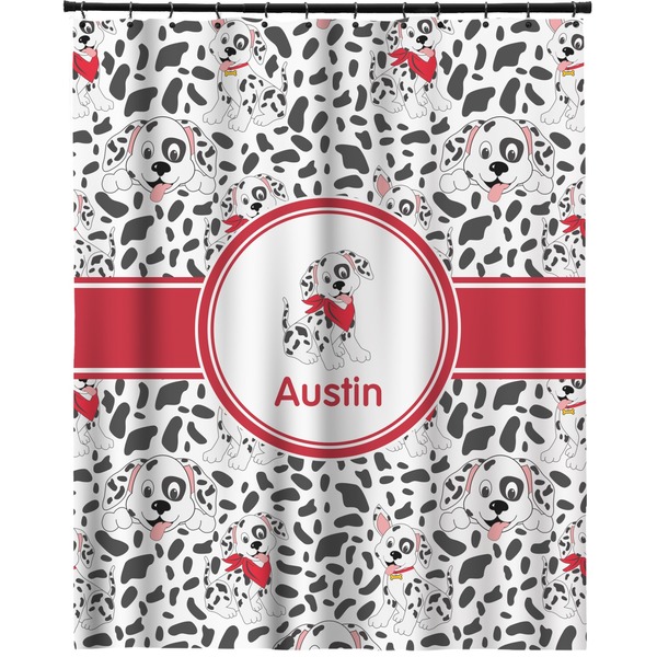 Custom Dalmation Extra Long Shower Curtain - 70"x84" (Personalized)