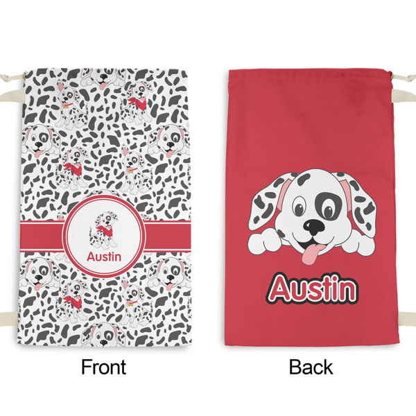 Dalmation Small Laundry Bag - Front & Back View
