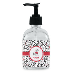 Dalmation Glass Soap & Lotion Bottle - Single Bottle (Personalized)