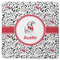 Dalmation Square Rubber Backed Coaster (Personalized)