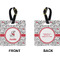 Dalmation Square Luggage Tag (Front + Back)