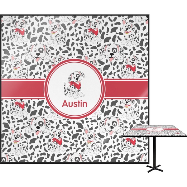 Custom Dalmation Square Table Top - 24" (Personalized)