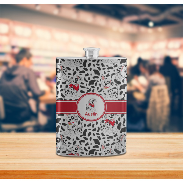 Dalmation Stainless Steel Flask - LIFESTYLE 2