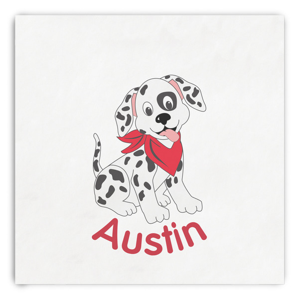 Custom Dalmation Paper Dinner Napkins (Personalized)