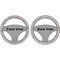 Dalmation Steering Wheel Cover- Front and Back