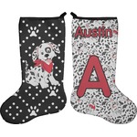 Dalmation Holiday Stocking - Double-Sided - Neoprene (Personalized)