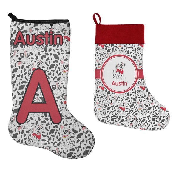 Dalmation Stockings - Side by Side compare