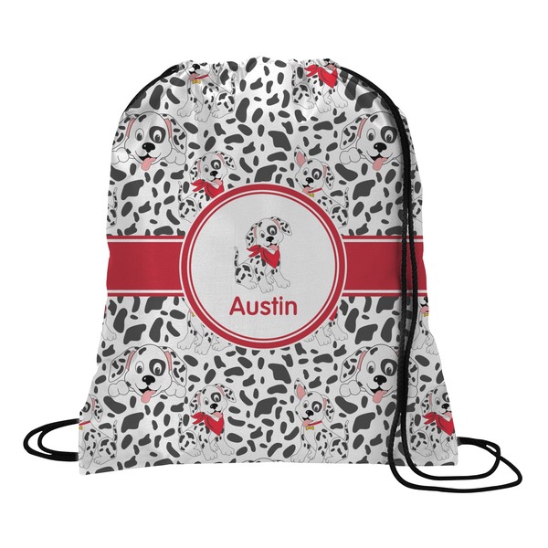 Custom Dalmation Drawstring Backpack - Large (Personalized)
