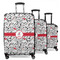 Dalmation 3 Piece Luggage Set - 20" Carry On, 24" Medium Checked, 28" Large Checked (Personalized)
