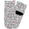 Dalmation Toddler Ankle Socks - Single Pair - Front and Back