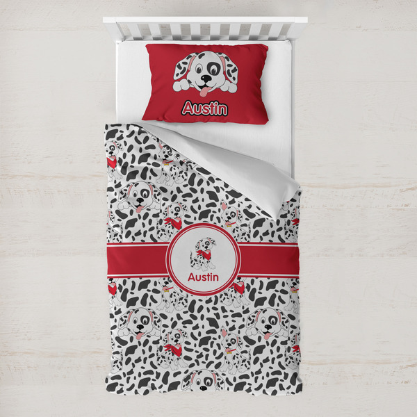 Custom Dalmation Toddler Bedding Set - With Pillowcase (Personalized)