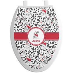 Dalmation Toilet Seat Decal - Elongated (Personalized)