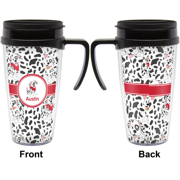 Dalmation Travel Mug with Black Handle - Approval