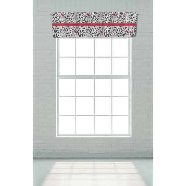 Dalmation Valance - On window