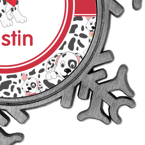 Dalmation Vintage Snowflake - Detail