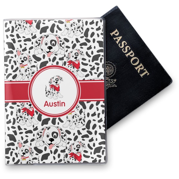 Custom Dalmation Vinyl Passport Holder (Personalized)