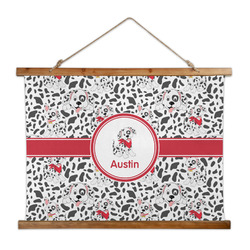 Dalmation Wall Hanging Tapestry - Wide (Personalized)