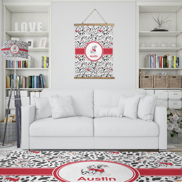 Dalmation Wall Hanging Tapestry - Portrait - IN CONTEXT