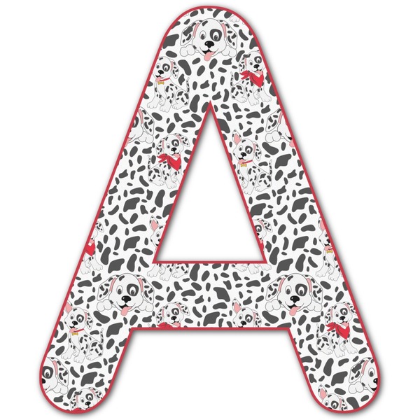 Custom Dalmation Letter Decal - Small (Personalized)