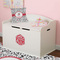 Dalmation Wall Monogram on Toy Chest