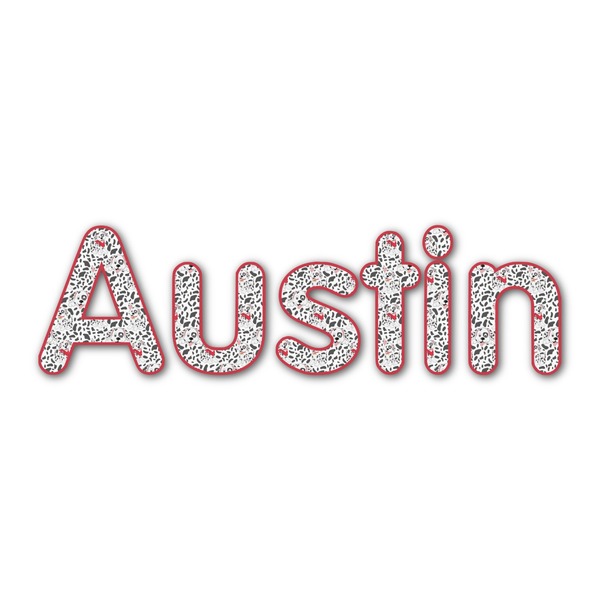 Custom Dalmation Name/Text Decal - Custom Sizes (Personalized)