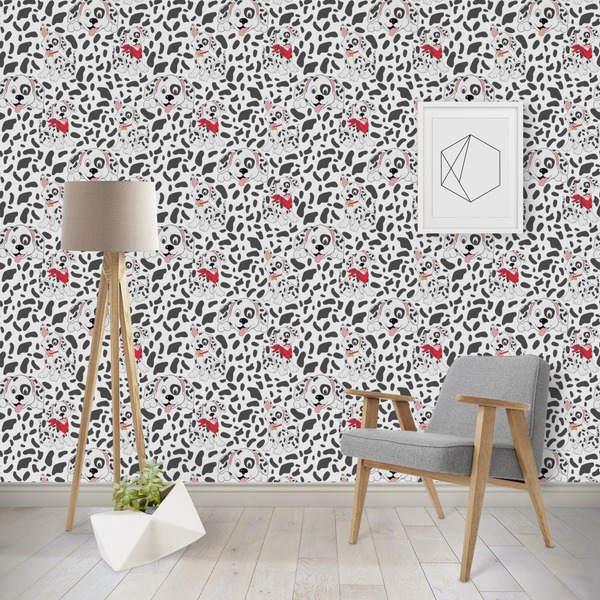 Custom Dalmation Wallpaper & Surface Covering (Water Activated - Removable)