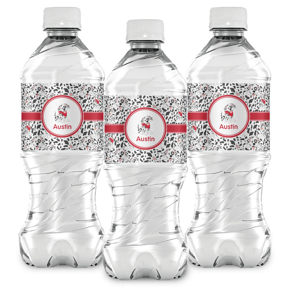 Dalmation Water Bottle Labels - Front View