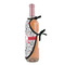 Dalmation Wine Bottle Apron - DETAIL WITH CLIP ON NECK