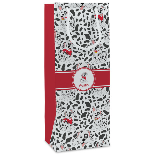 Custom Dalmation Wine Gift Bags - Gloss (Personalized)