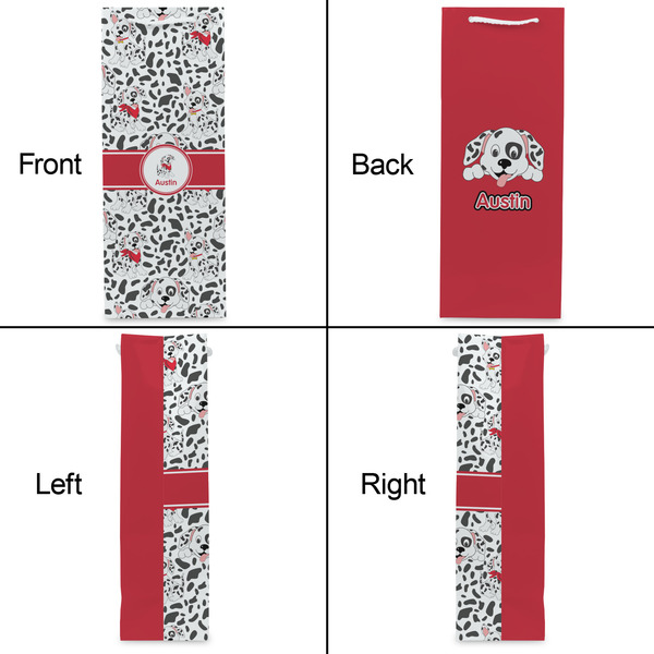 Dalmation Wine Gift Bag - Matte - Approval