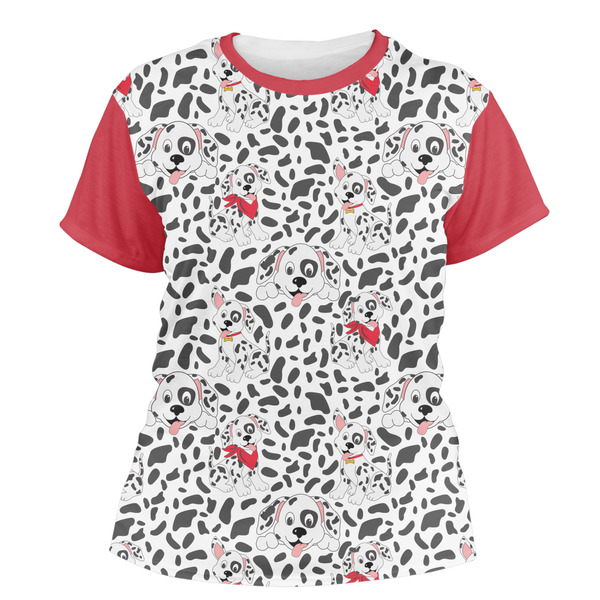 Custom Dalmation Women's Crew T-Shirt - 2X Large
