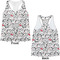Dalmation Womens Racerback Tank Tops - Medium - Front and Back