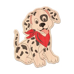 Dalmation Genuine Maple or Cherry Wood Sticker (Personalized)