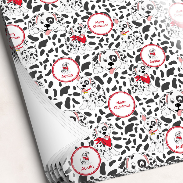 Custom Dalmation Wrapping Paper Sheets (Personalized)