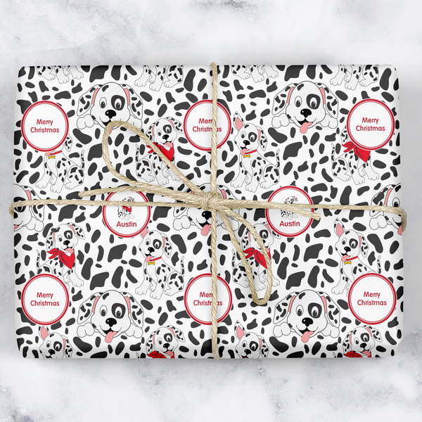 Custom Dalmation Wrapping Paper (Personalized)