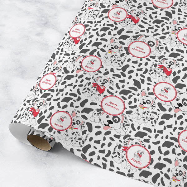 Custom Dalmation Wrapping Paper Roll - Medium - Matte (Personalized)