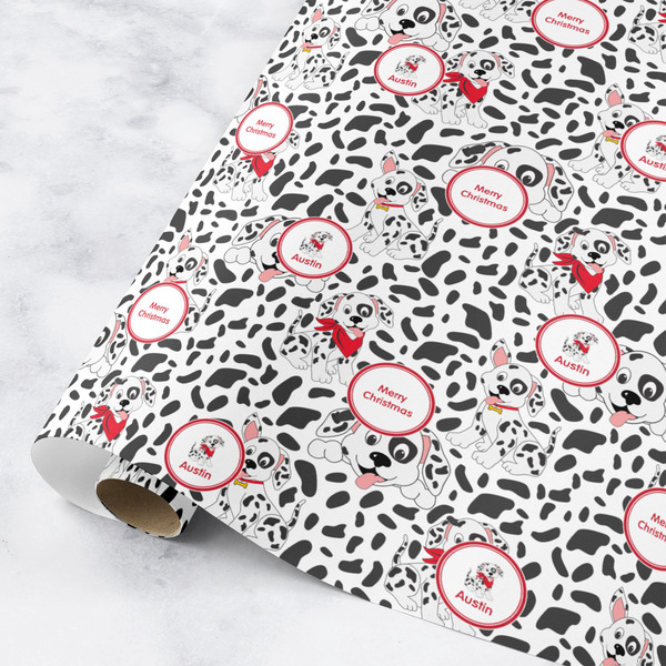 Custom Dalmation Wrapping Paper Roll - Medium (Personalized)