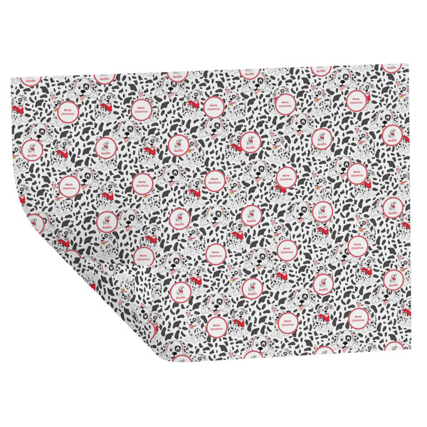 Dalmation Wrapping Paper Sheet - Double Sided - Folded