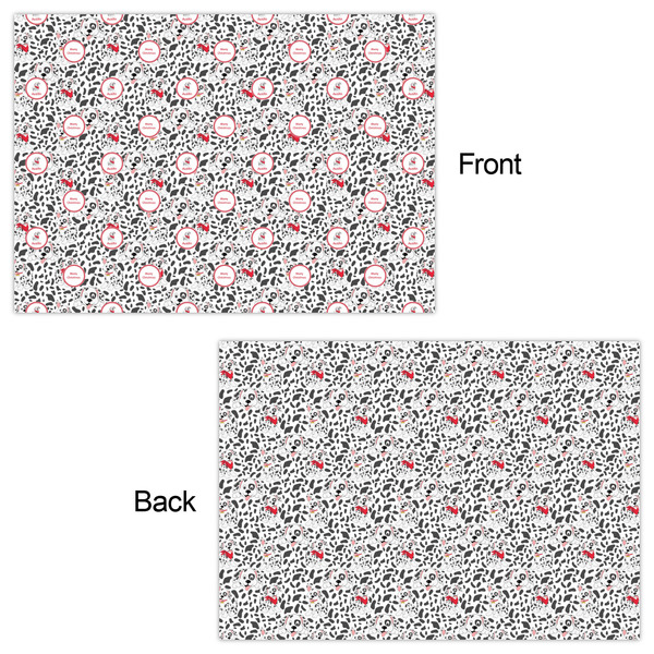 Dalmation Wrapping Paper Sheet - Double Sided - Front & Back