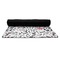 Dalmation Yoga Mat Rolled up Black Rubber Backing