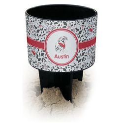 Dalmation Black Beach Spiker Drink Holder (Personalized)