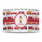 Firetrucks 12" Drum Lampshade - FRONT (Poly Film)