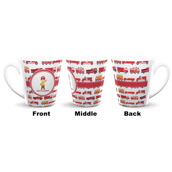 Firetrucks 12 Oz Latte Mug - Approval