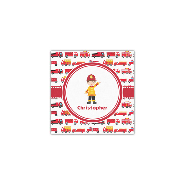 Firetrucks 12x12 - Canvas Print - Front View