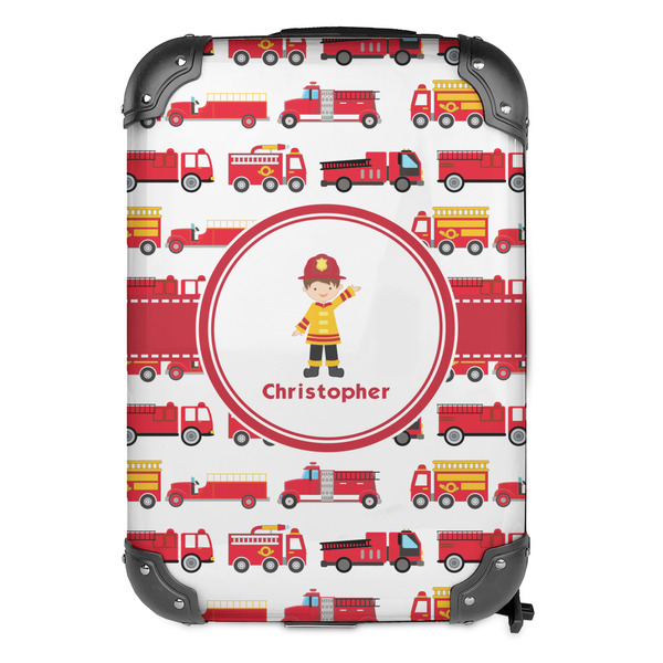 Firetrucks 13" Hard Shell Backpacks - FRONT